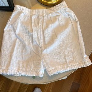 Little English Girls Seersucker Shorts Size 7